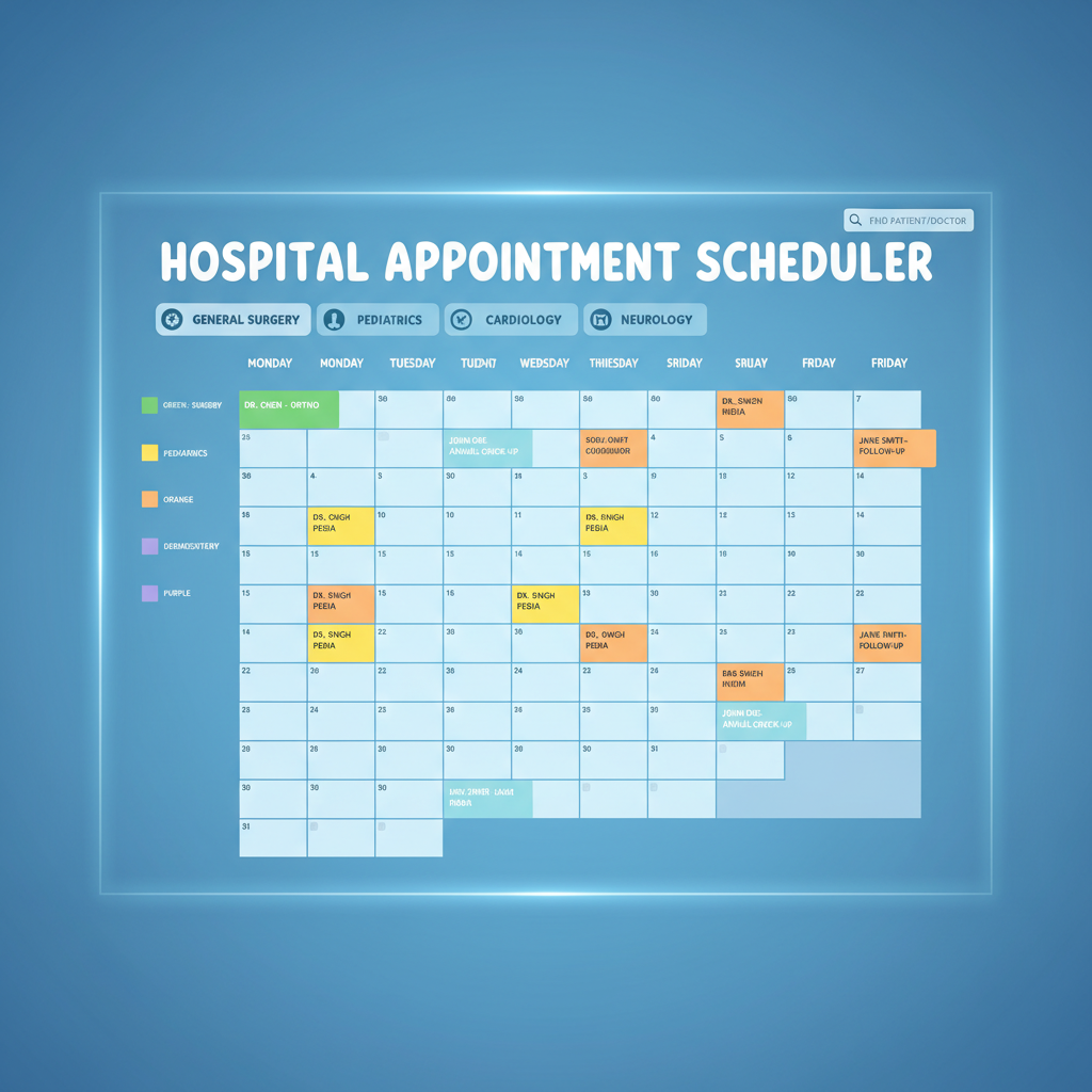 Hospital Appointment Scheduler