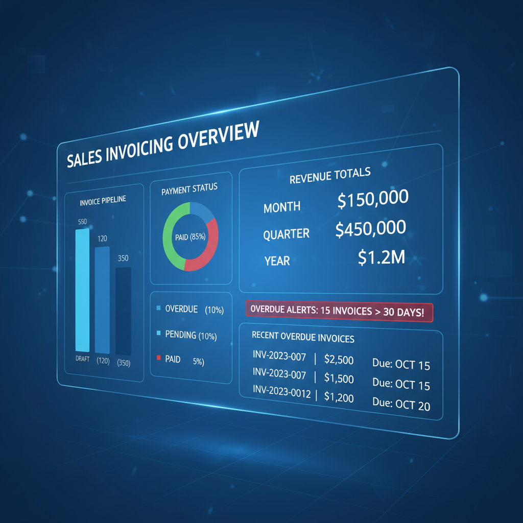 Sales Invoicing Dashboard