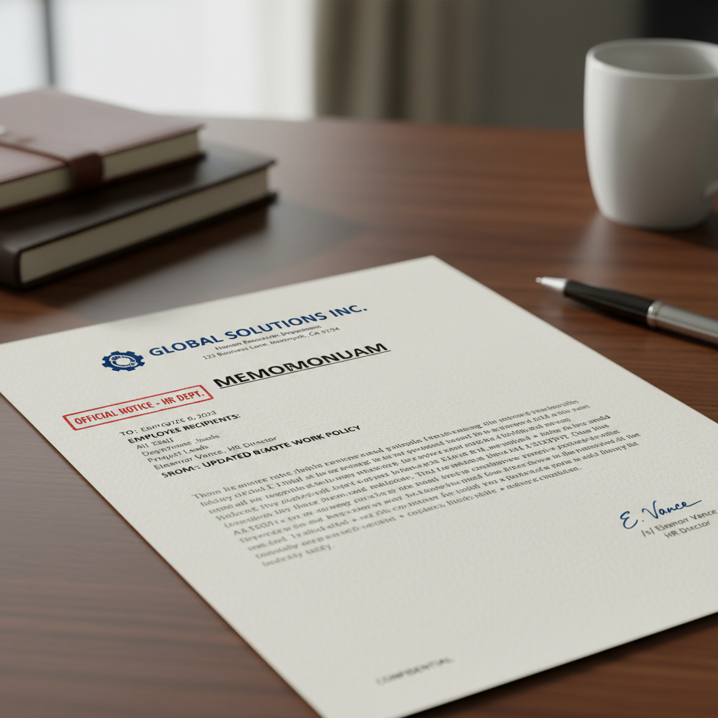 HR Memo & Notice Management